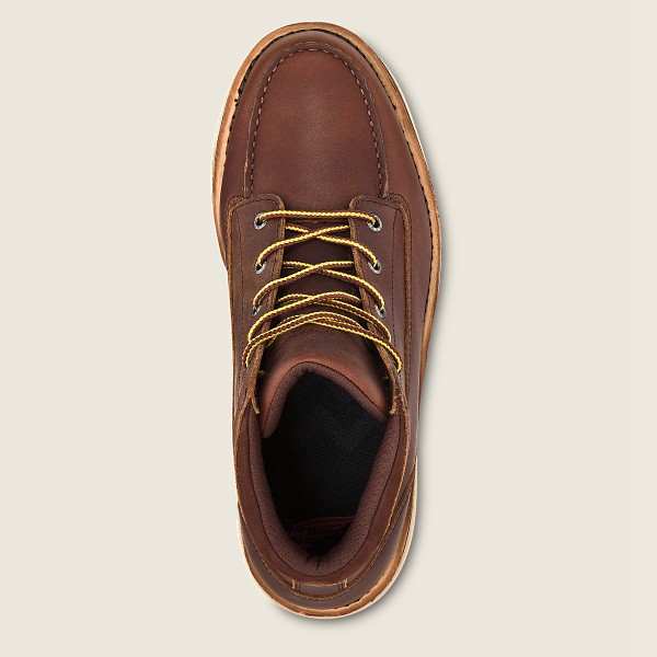 Red Wing Iş Botu Erkek - Traction Tred Lite - Waterproof Soft Toe Chukka - Kahverengi - 21ZDPESVF